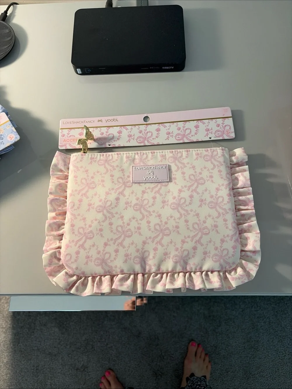 Love Shack Fancy X Target Yoobi Blooming Heirloim Pencil Case Chantilly Lace 💕
